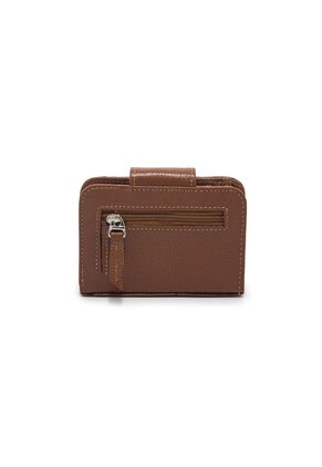 Billetera Mini Macoly C707 Cuero Miel Tala