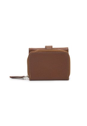 Billetera Mini Macoly C705 Cuero Miel Tala