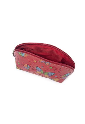 Cosmetiquera Grande CC60 Cuero Tala Rojo