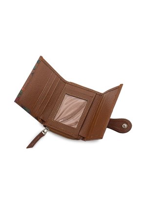 Billetera Mini Macoly C705 Cuero Miel Tala