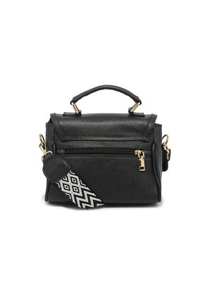 Bolso Manos Libres Macoly M876 Cuero Negro X Reata