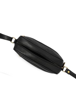 Bolso Manos Libres Macoly 1028 Cuero Negro