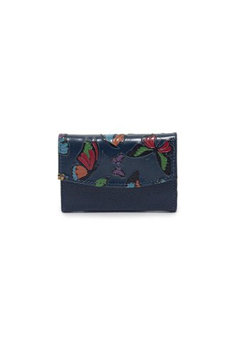Portadocumentos PDM2 Cuero Tala Azul Mariposas Macoly