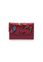 Portadocumentos PDM2 Cuero Tala Rojo Mariposas de Macoly