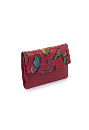 Portadocumentos PDM2 Cuero Tala Rojo Mariposas
