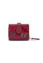 Billetera Mini Macoly C705 Cuero Rojo Tala de Macoly