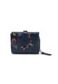 Billetera Mini Macoly C705 Cuero Azul Tala de Macoly