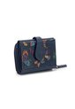 Billetera Mini Macoly C705 Cuero Azul Tala de Macoly