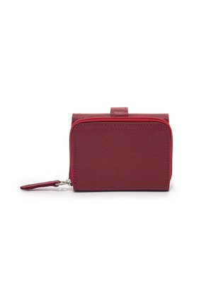 Billetera Mini Macoly C705 Cuero Rojo Tala