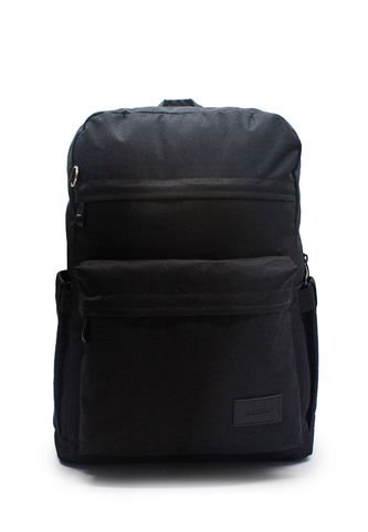 Morral Mediano Macoly 301 Lona Negro Textil Macoly