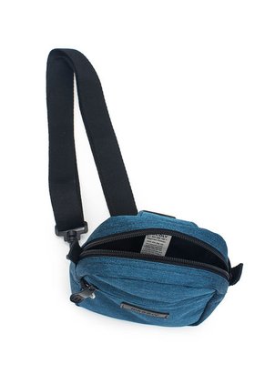 Bandolera Manos Libres Macoly Koala 298 Lona Azul Petróleo Textil