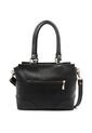 Bolso De Hombro Manos Libres Macoly 874 Cuero Negro de Macoly