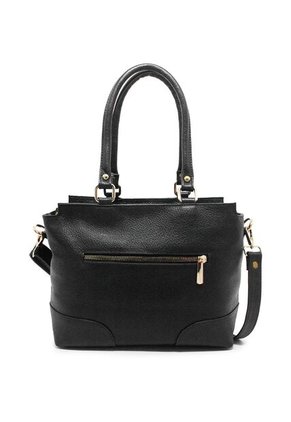 Bolso De Hombro Manos Libres Macoly 874 Cuero Negro