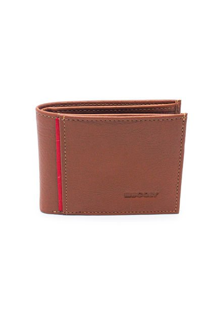 Billetera Hombre 312 En Cuero Miel Claro