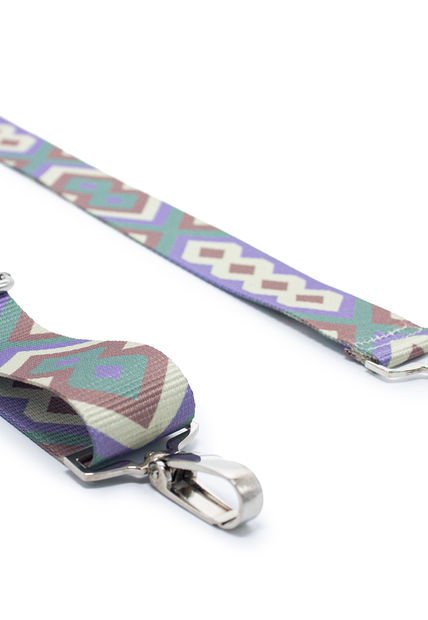 Correa/Strap Macoly  Para Bolso Manos Libres Lila X Verde