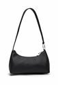 Bolso De Hombro Bagette Pequeño 174 Boticelli Negro de Macoly