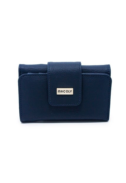 Billetera Mediana Macoly A016 Berlin Azul 