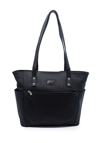 Bolso De Hombro Grande Macoly 841 Praga Negro Macoly