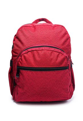 Morral Mediano Macoly 310 Lona Rojo Electron