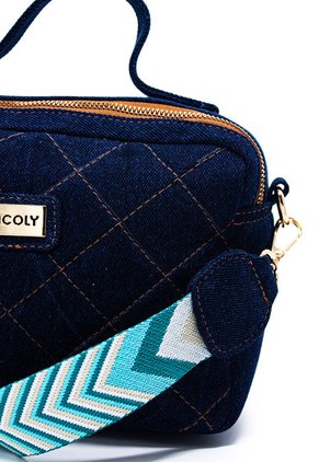 Bolso Manos Libres M401 Jean X Reata Oro