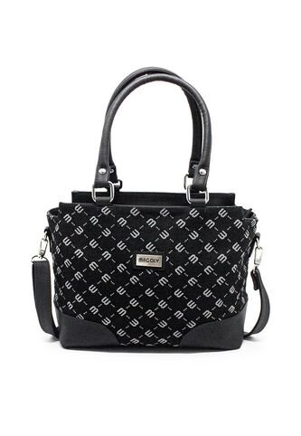 Bolso De Hombro Manos Libres  874 Yacar Macoly Negro Macoly