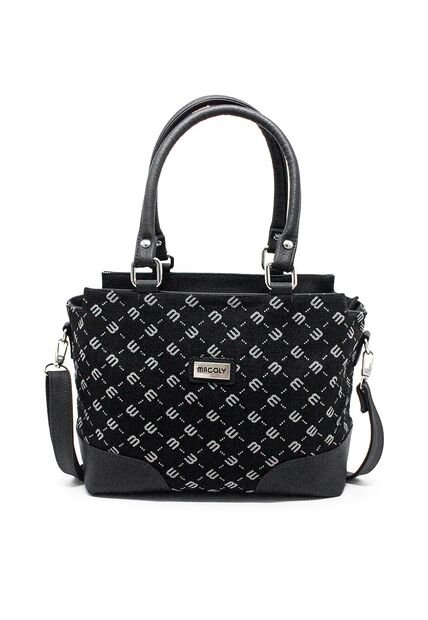 Bolso De Hombro Manos Libres  874 Yacar Macoly Negro