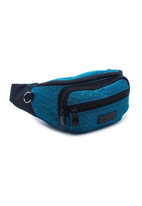 Canguro En Lona 319 Correa Corta Para Uso Riñonera Lona Azul Agua Electron