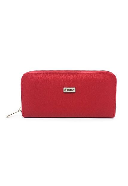 Billetera Grande Macoly A04 Barcelona Rojo Niquel