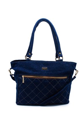 Bolso De Hombro Manos Libres Macoly M878 Jean Acolchado Oro