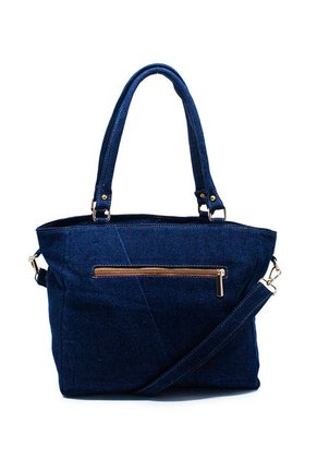 Bolso De Hombro Manos Libres Macoly M878 Jean Acolchado Oro