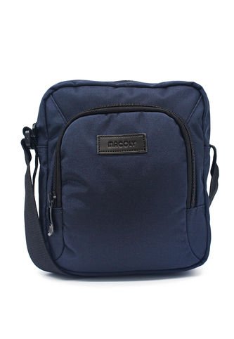 Bolso Manos Libres Macoly 278 Lona Azul Oscuro Macoly