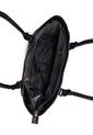 Bolso De Hombro Macoly 1025 Cuero Negro Liso de Macoly