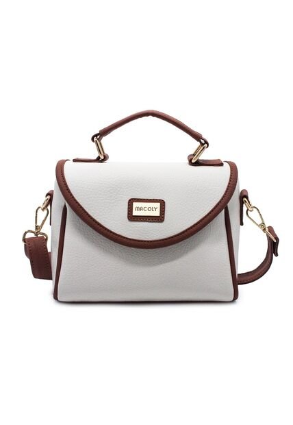 Cartera Manos Libres Macoly 876 Mix Blanco X Miel