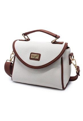 Cartera Manos Libres Macoly 876 Mix Blanco X Miel