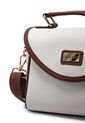 Cartera Manos Libres Macoly 876 Mix Blanco X Miel de Macoly