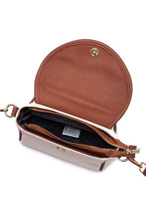 Cartera Manos Libres Macoly 876 Mix Blanco X Miel