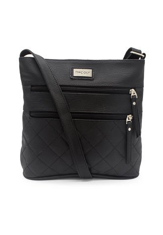 Bolso Manos Libres Macoly 866 Berlin Acolchado Negro Macoly