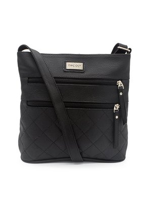 Bolso Manos Libres Macoly 866 Berlin Acolchado Negro