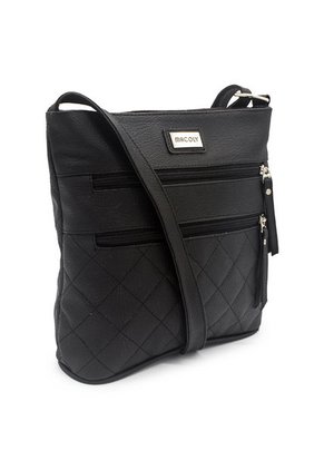 Bolso Manos Libres Macoly 866 Berlin Acolchado Negro
