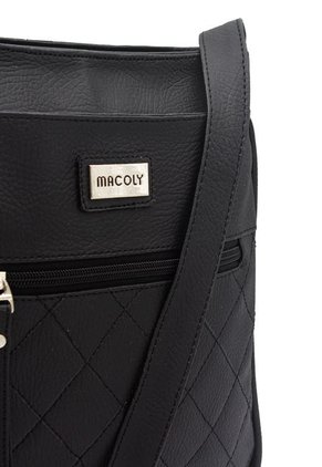 Bolso Manos Libres Macoly 861 Berlin  Acolchado Negro