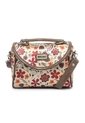 Cartera Manos Libres Macoly 876 Floralia Taupe de Macoly