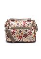 Cartera Manos Libres Macoly 876 Floralia Taupe de Macoly