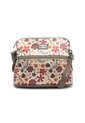 Bolso Manos Libres Macoly 789 Floralia Taupe de Macoly