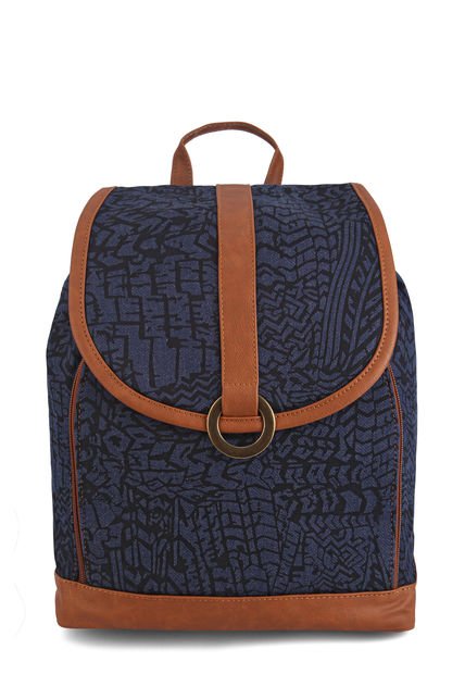 Morral Mediano Macoly E036 Jean Geométrico X Miel - Compra Ahora | Dafiti  Colombia