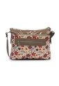 Bolso Manos Libres Macoly 817 Floralia Taupe de Macoly