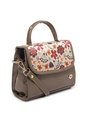 Bolso Manos Libres Macoly 838 Floralia Taupe de Macoly