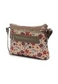 Bolso Manos Libres Macoly 817 Floralia Taupe de Macoly