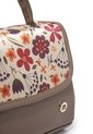 Bolso Manos Libres Macoly 838 Floralia Taupe de Macoly