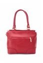 Bolso De Hombro Manos Libres Macoly 874 Cuero Rojo de Macoly