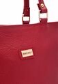 Bolso De Hombro Manos Libres Macoly 874 Cuero Rojo de Macoly